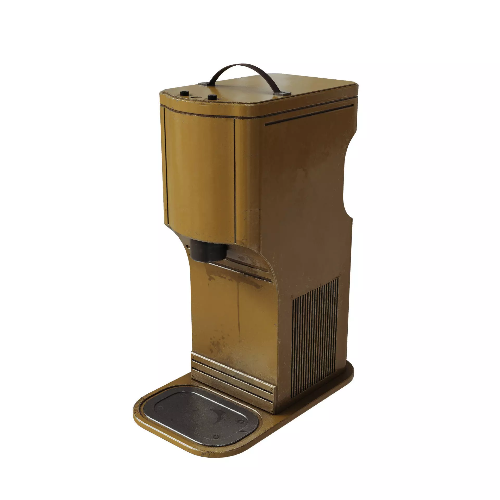 SciFi Coffee Machine Free low-poly 3D model