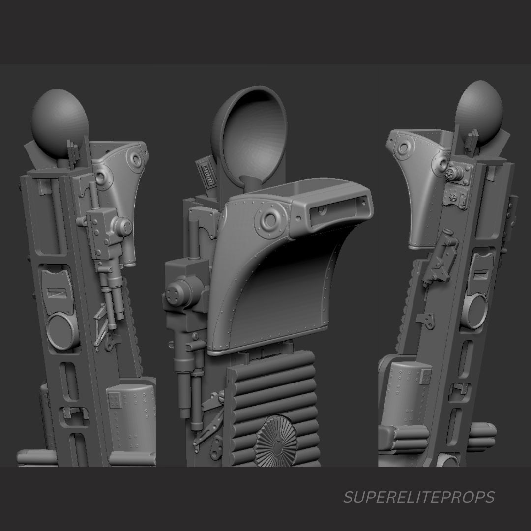 Millennium Falcon Chair for Cockpit Jazzinc upgrade 6th Scale  3D model_5