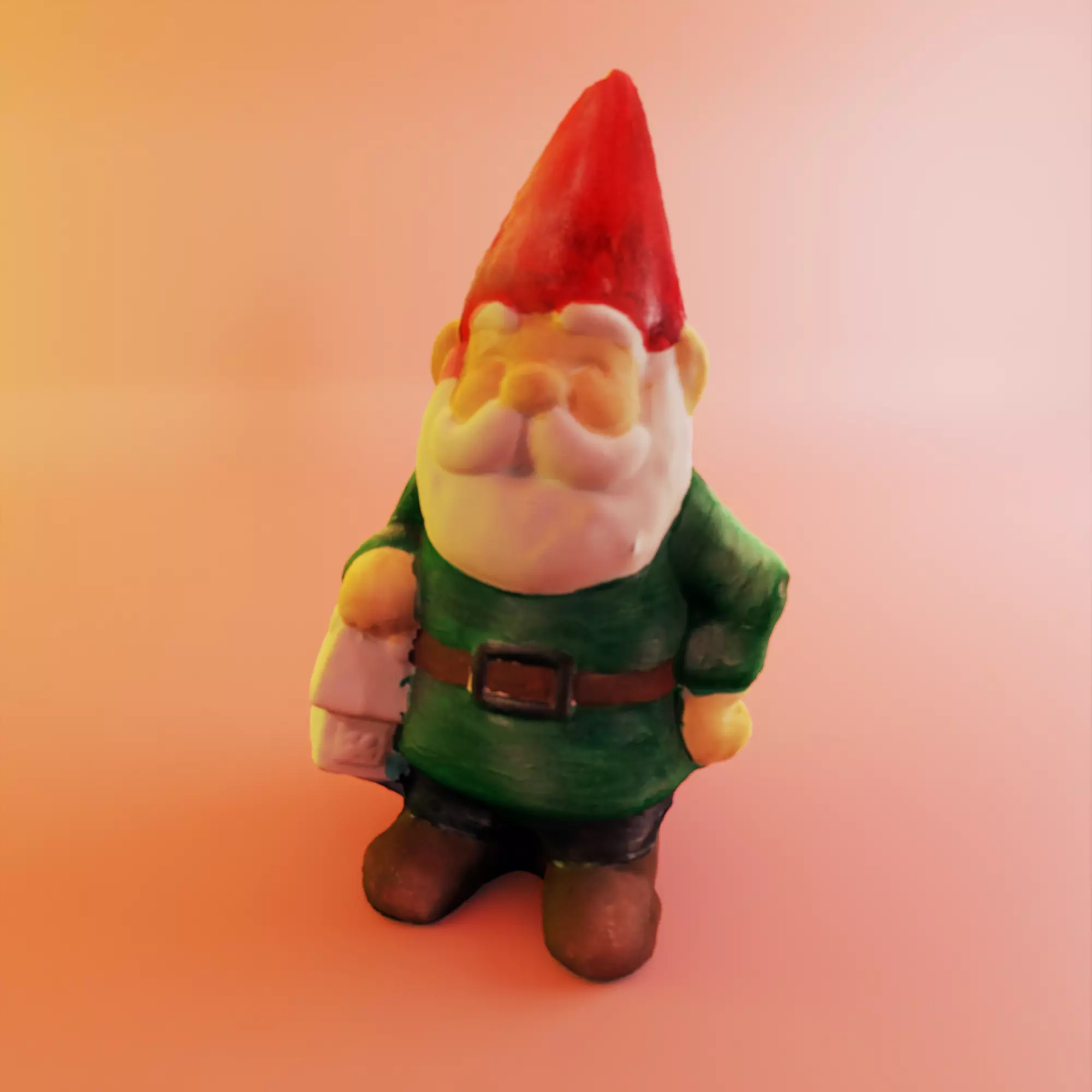 Garden Gnome 3D model_0