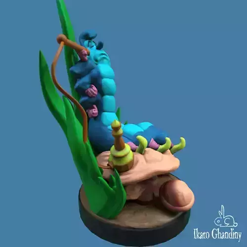 Absolem figurine of sea creature 3D print model