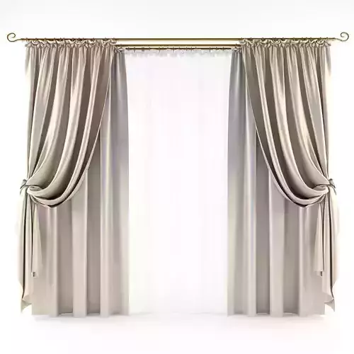 Curtains classic gold