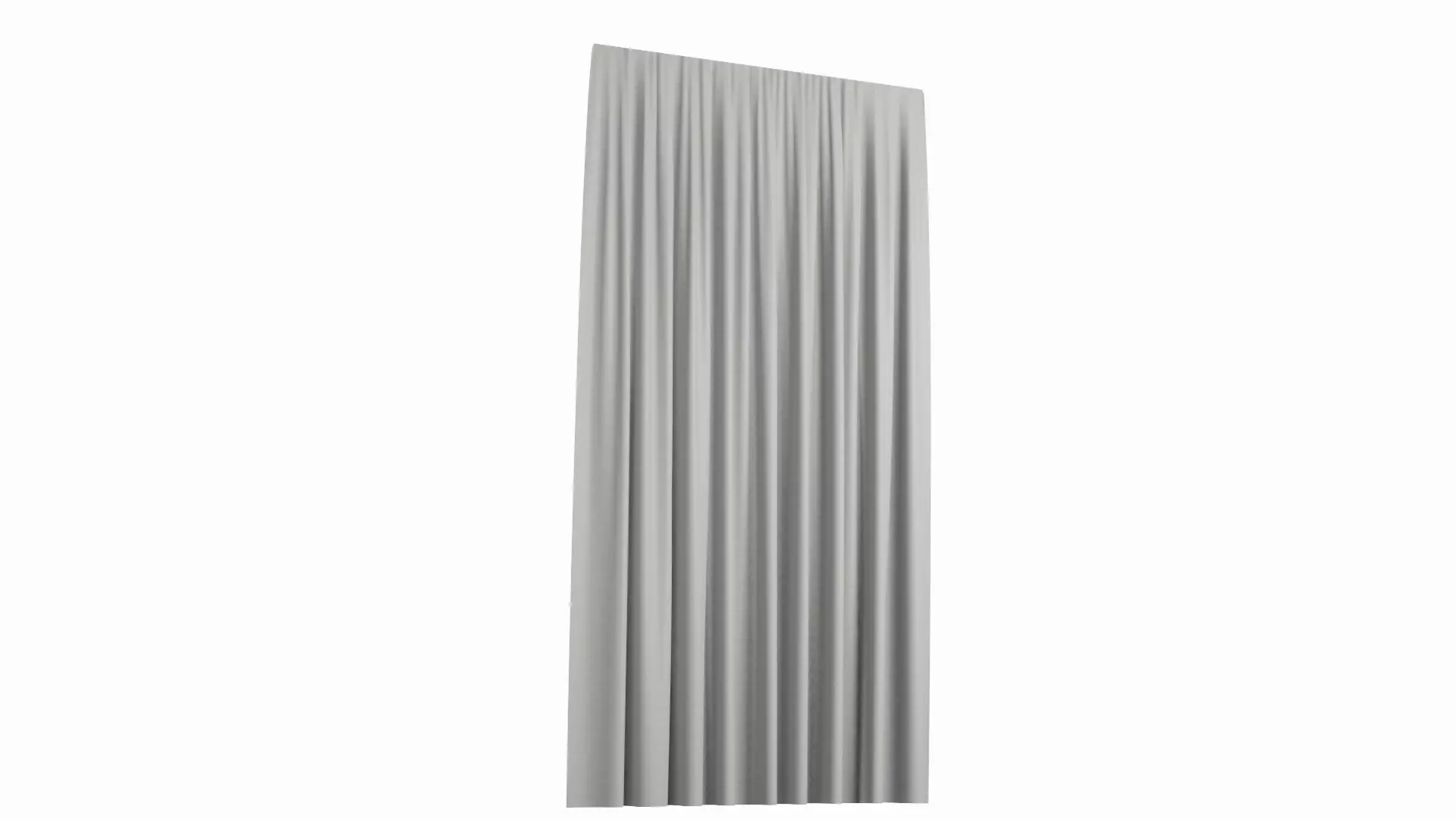 Curtain pleated wall sconce Low-poly 3D model