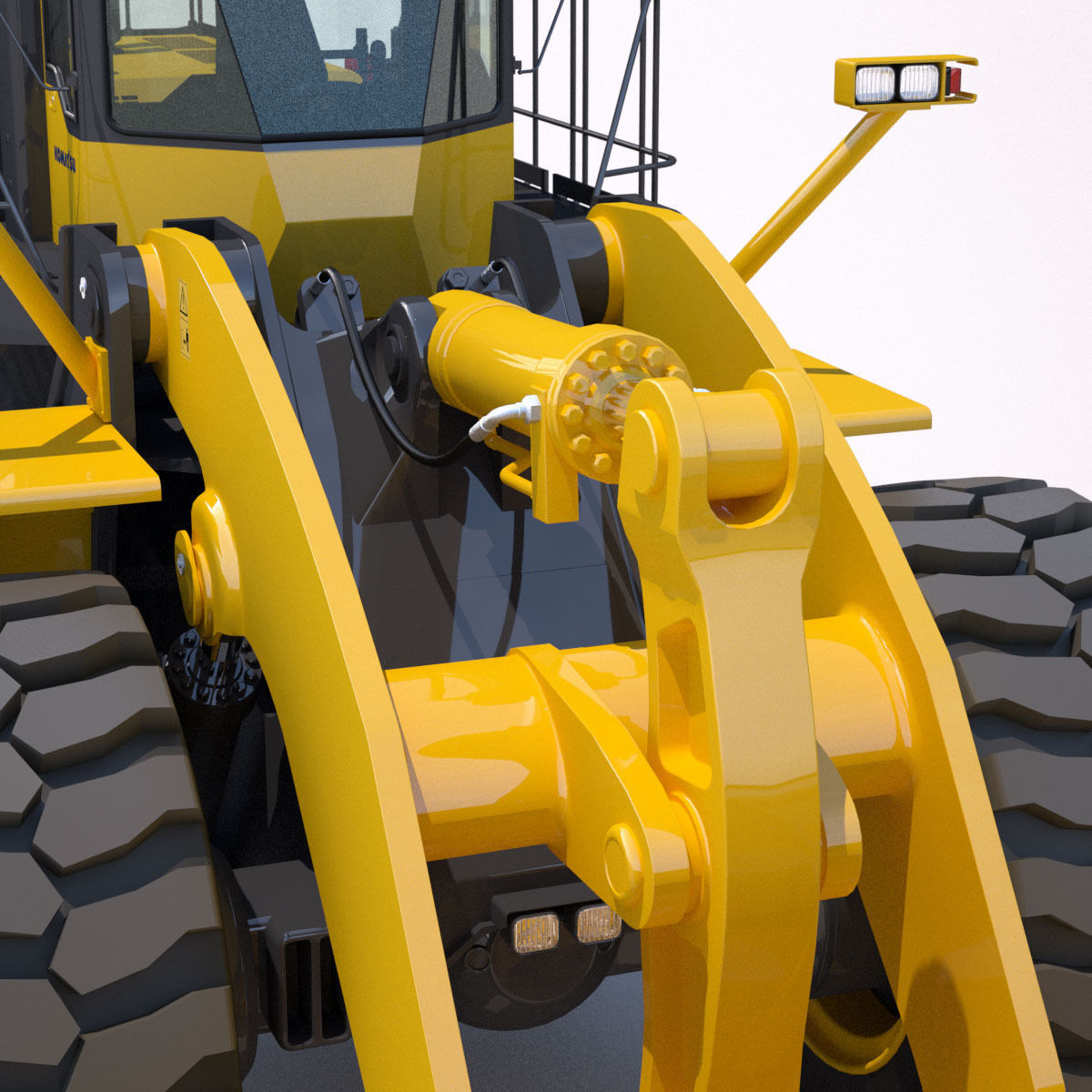 Wheel loader Komatsu  WA900 3D model_18