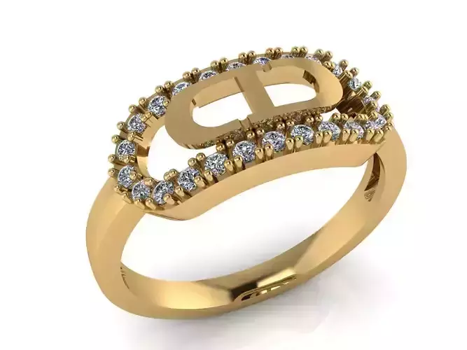 ELEGANT CRISTIYAN DIIOR DIAMOND RING