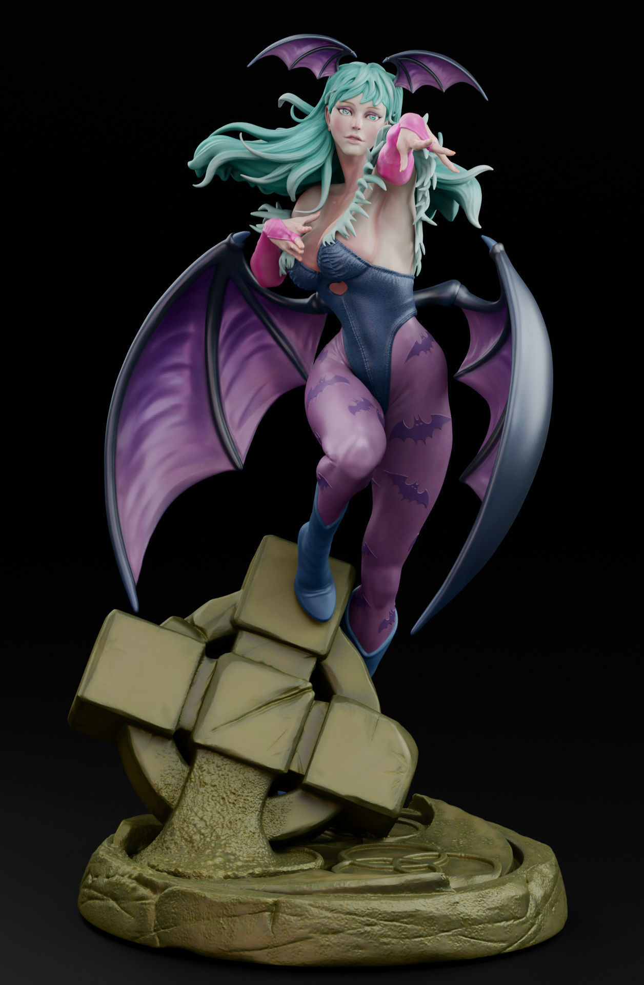 Morrigan Aesland 3D print model_1