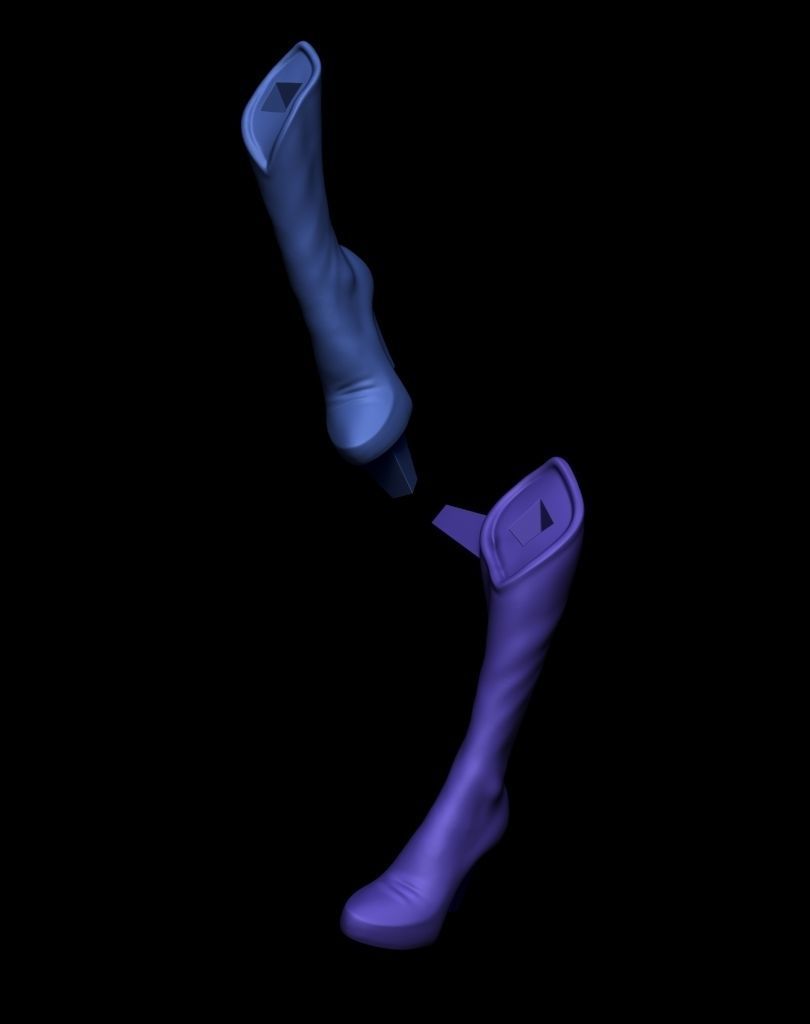 Morrigan Aesland 3D print model_11