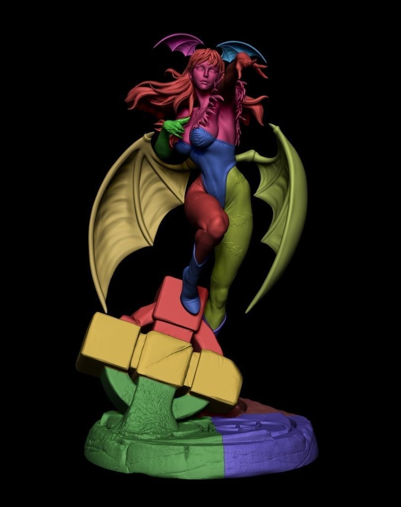 Morrigan Aesland 3D print model_5