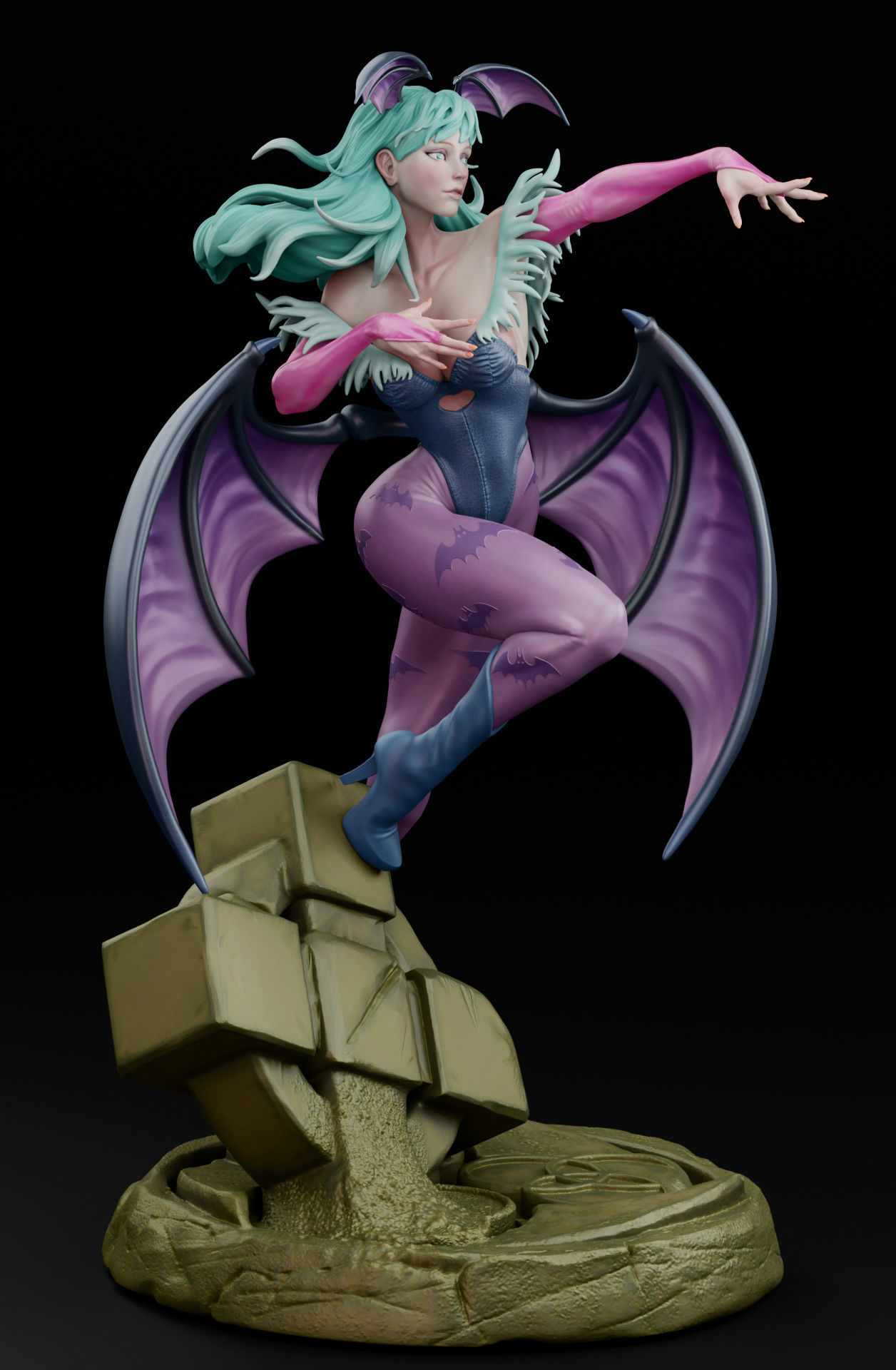 Morrigan Aesland 3D print model_2