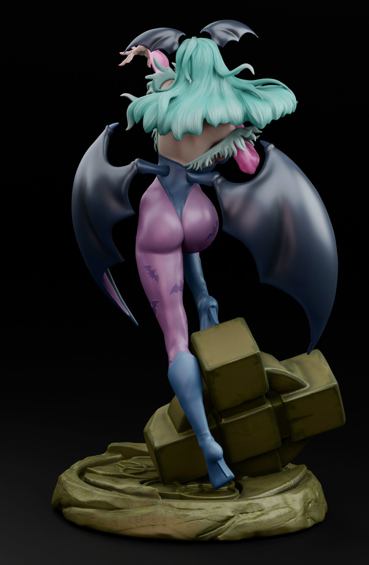 Morrigan Aesland 3D print model_3