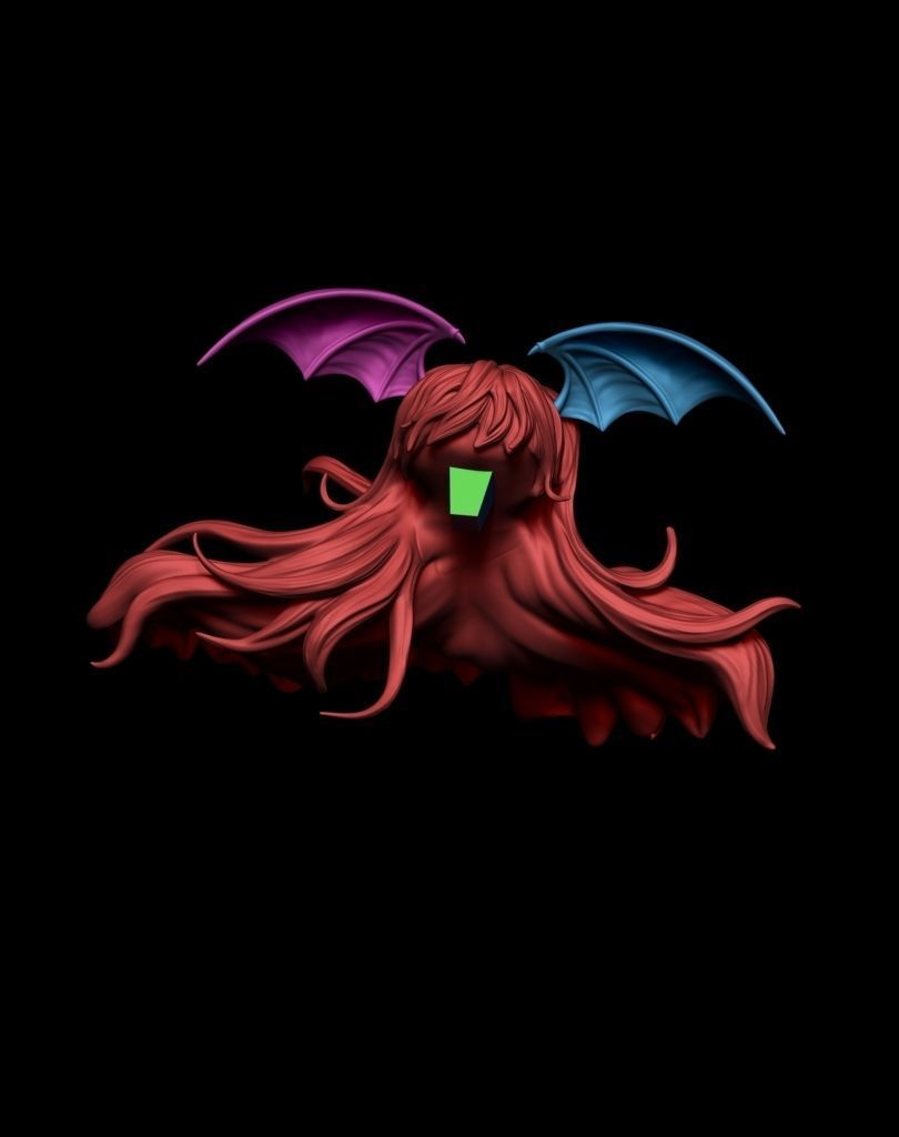 Morrigan Aesland 3D print model_9