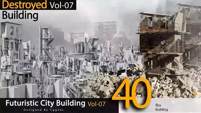  40 Destroyed Building Vol 07