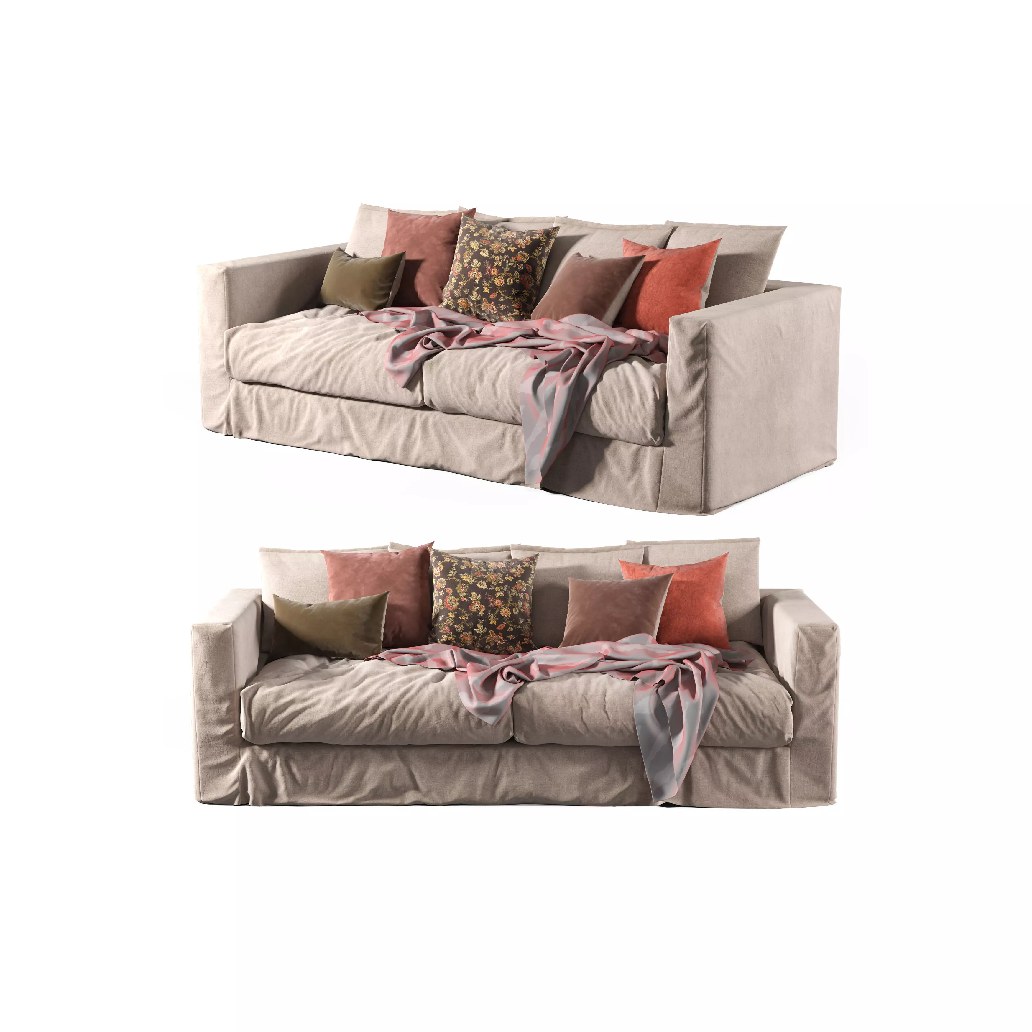 Le Grand Air Decotique sofa 3D model_0