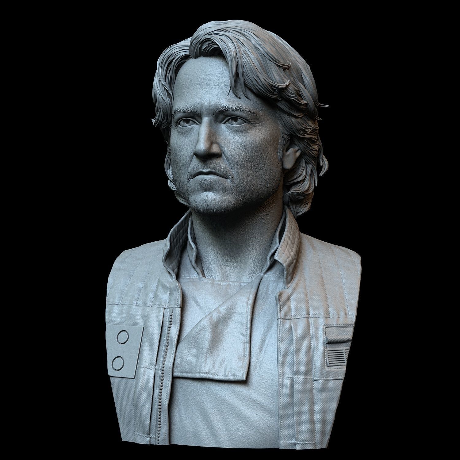 Diego Luna as Cassian Andor 3D print model_2