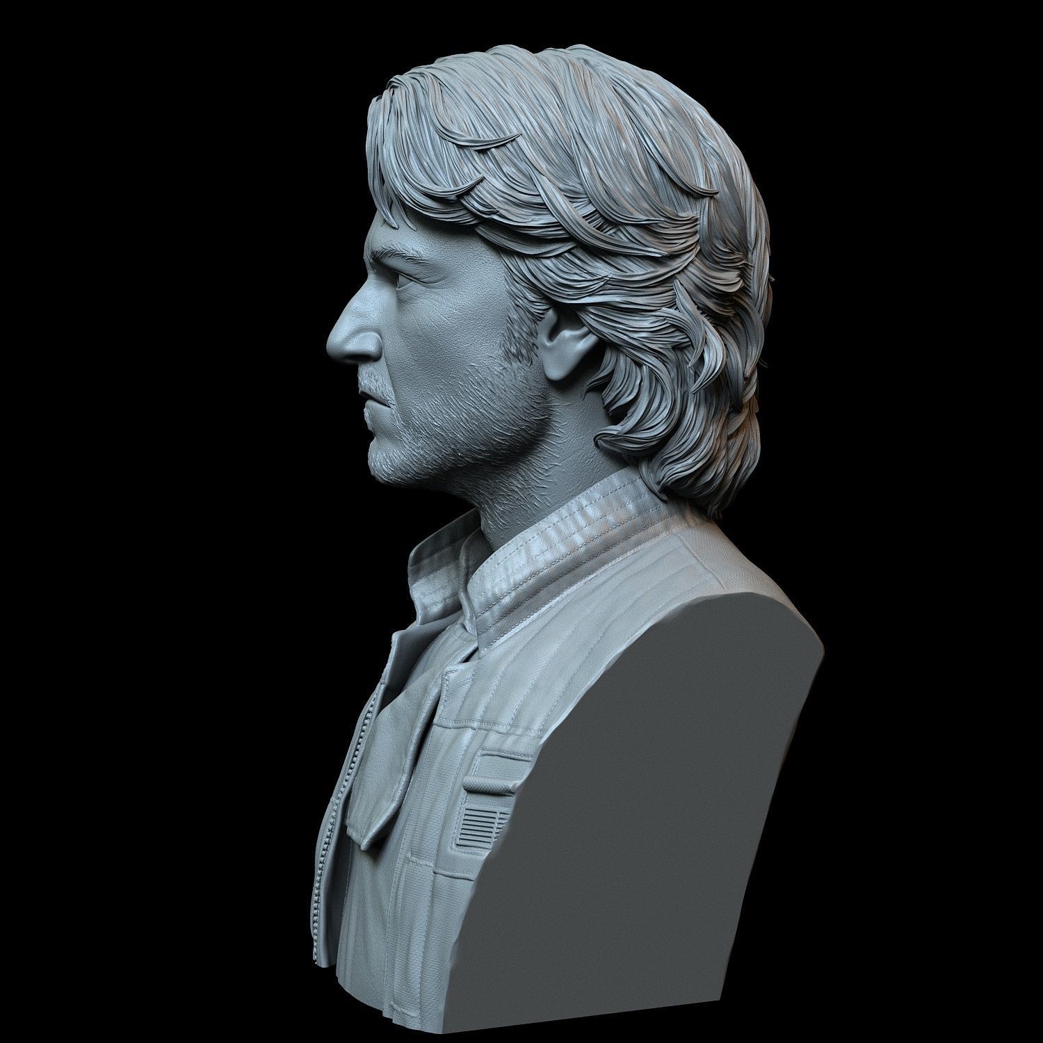 Diego Luna as Cassian Andor 3D print model_3