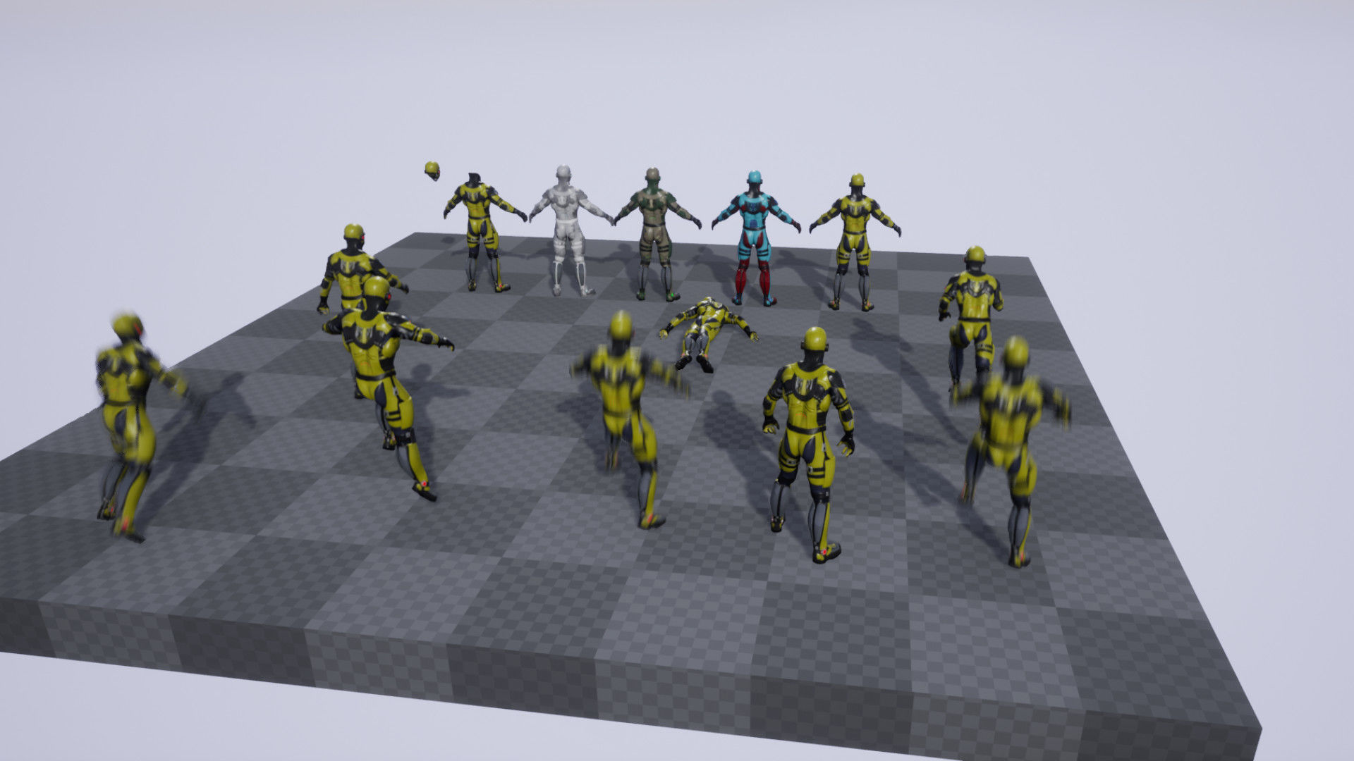 Sci-fi character 1 Low-poly 3D model_19