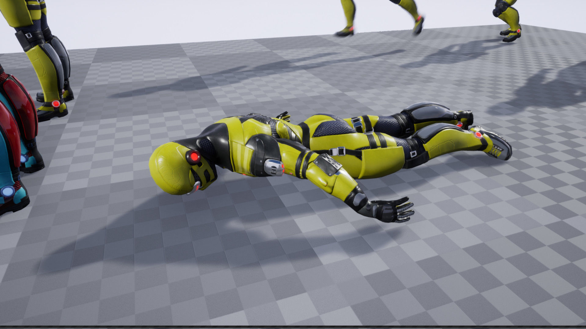 Sci-fi character 1 Low-poly 3D model_22