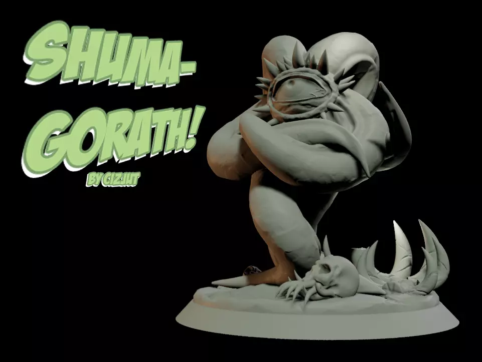 Shuma Gorath - by Cizjut Free 3D print model
