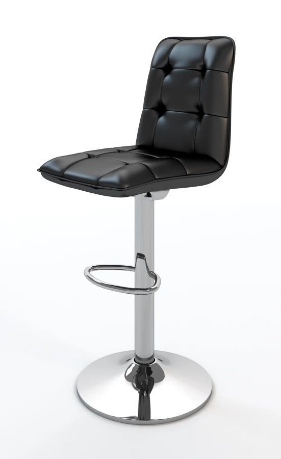 Adjustable Bar Stool 3D model_1