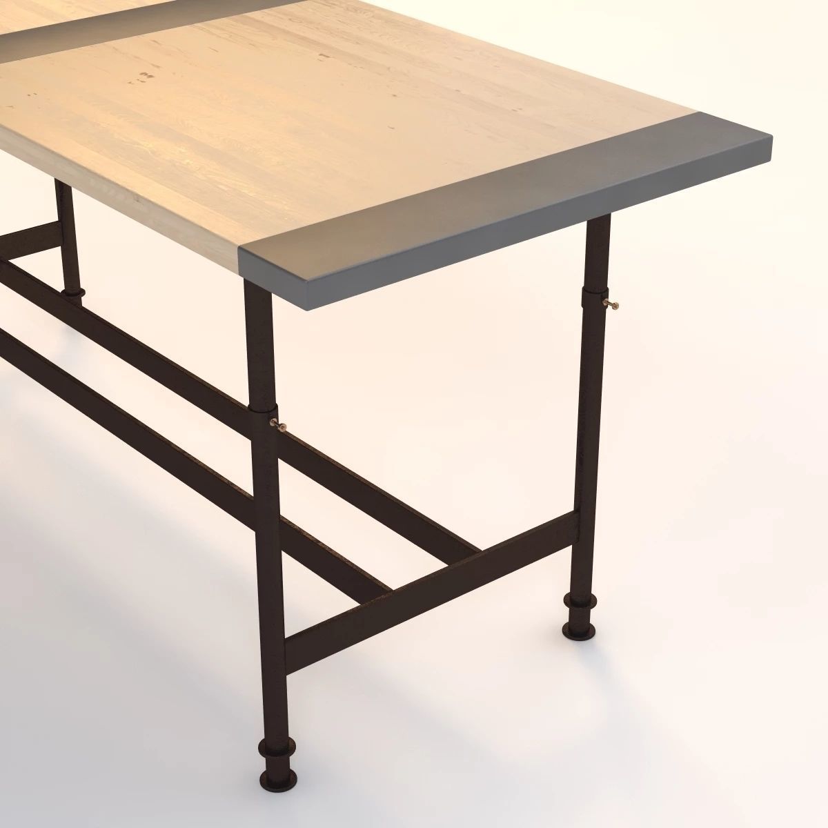 Adjustable Breadboard Table 3D model_5