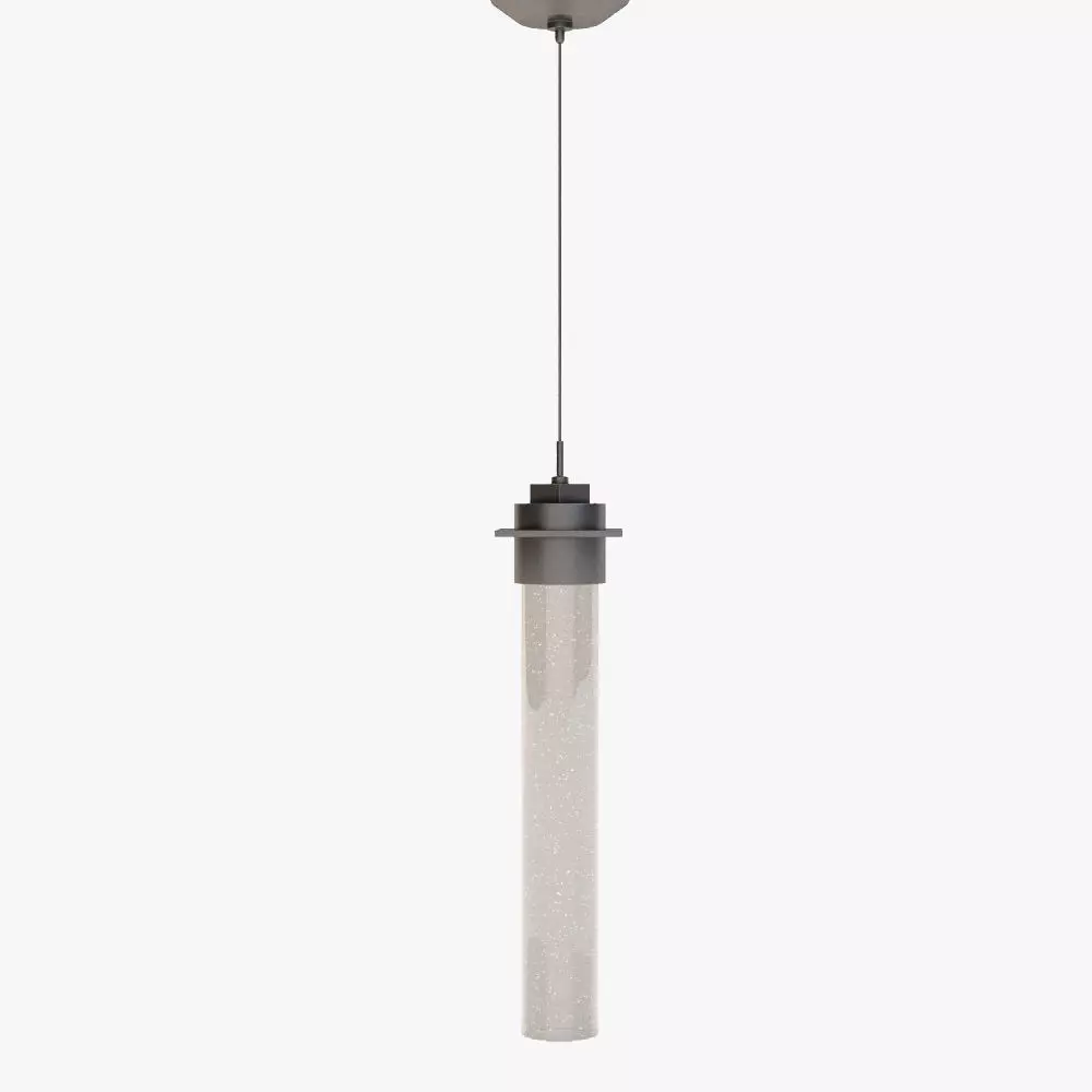 Airis Medium Vintage Platinum Pendant Light 3D model_0