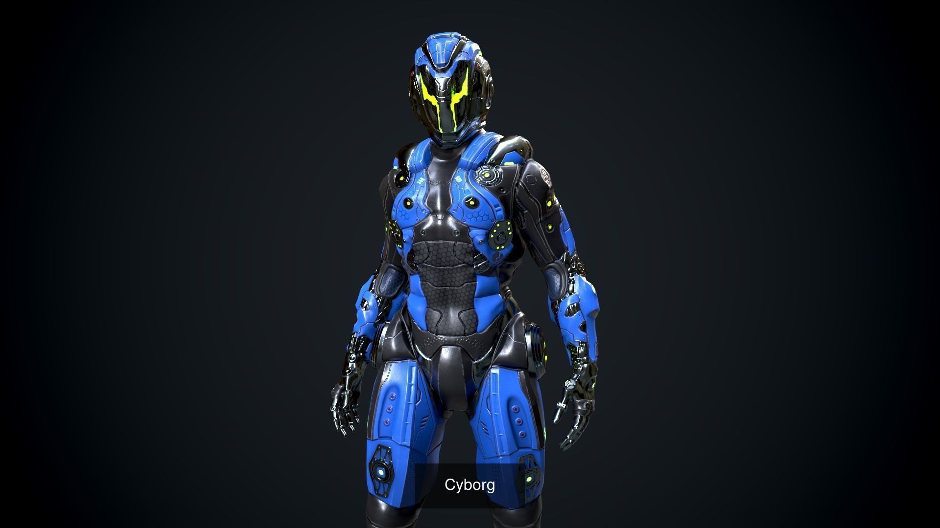 Sci-fi characters pack 3D Model Collection_15