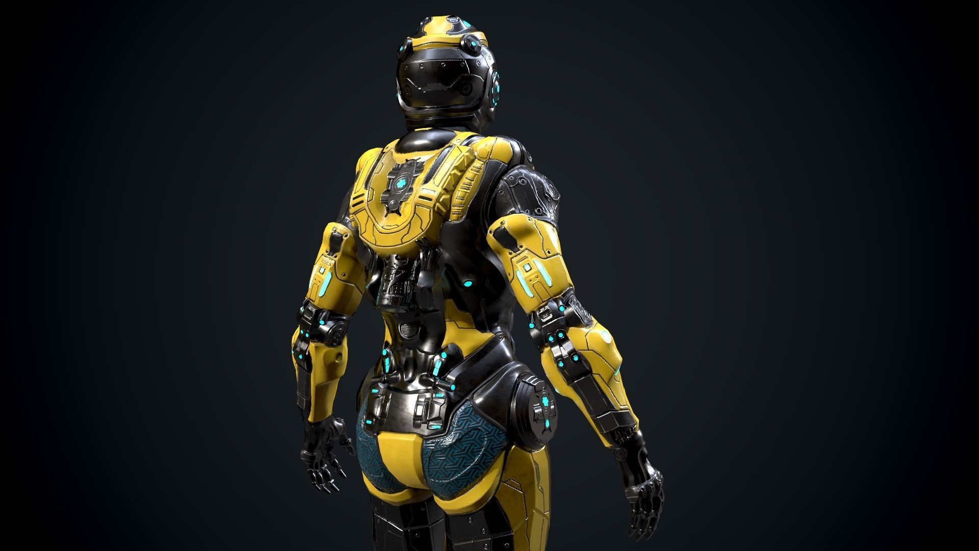 Sci-fi characters pack 3D Model Collection_25