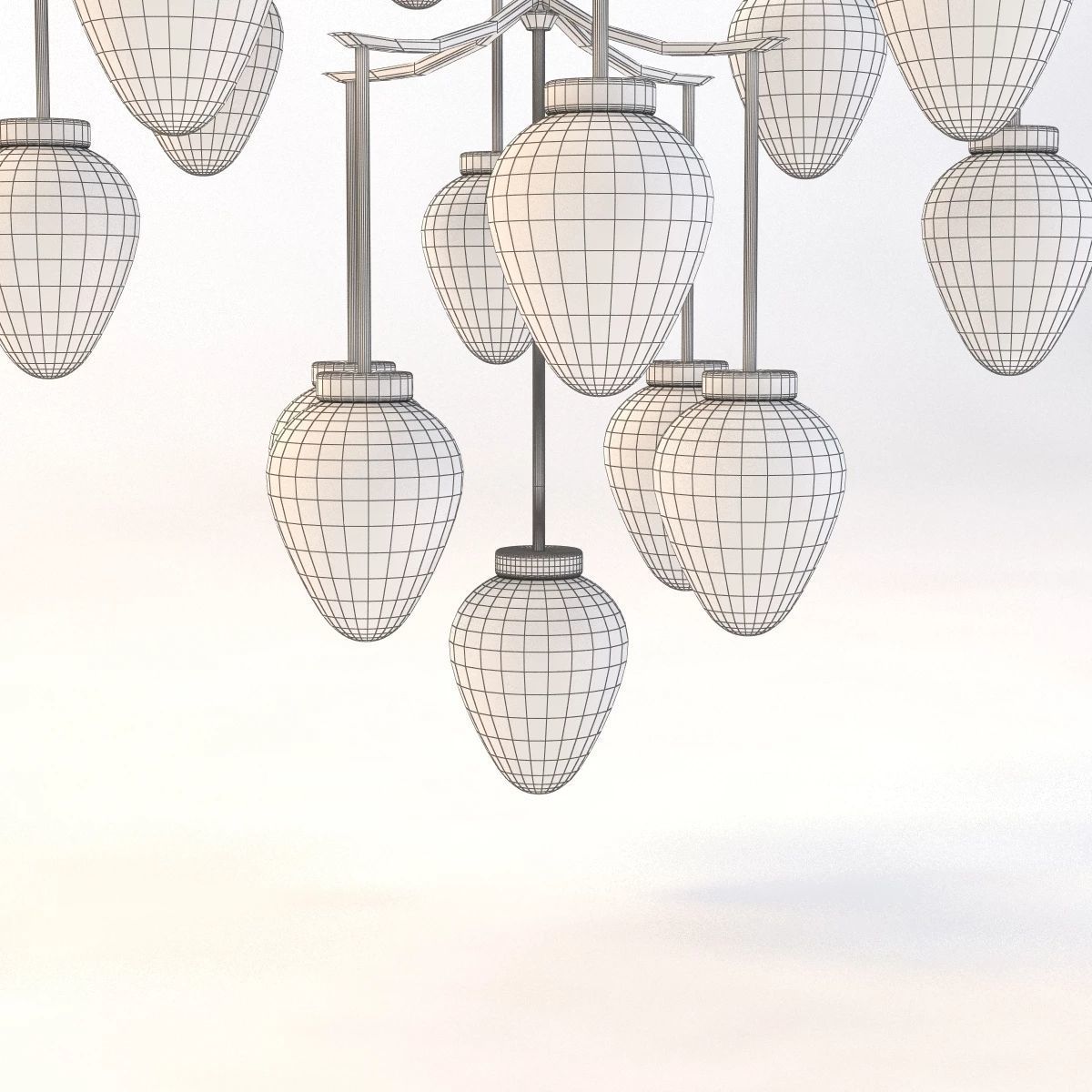 Alison Berger Chamber Chandelier 3D model_3
