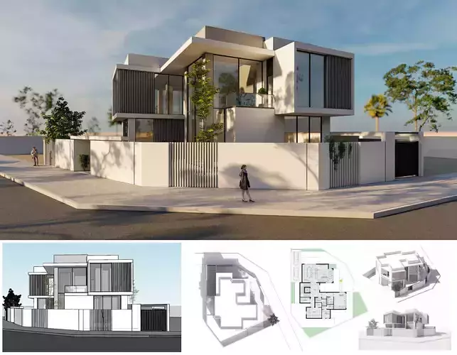 Villa N-SH 1 3D model