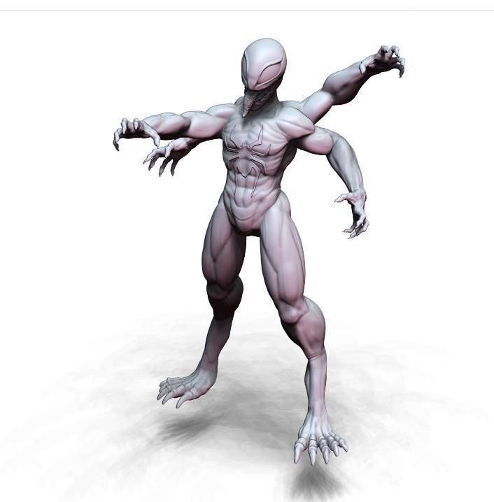 Venom ft Spiderman 3D print model_5