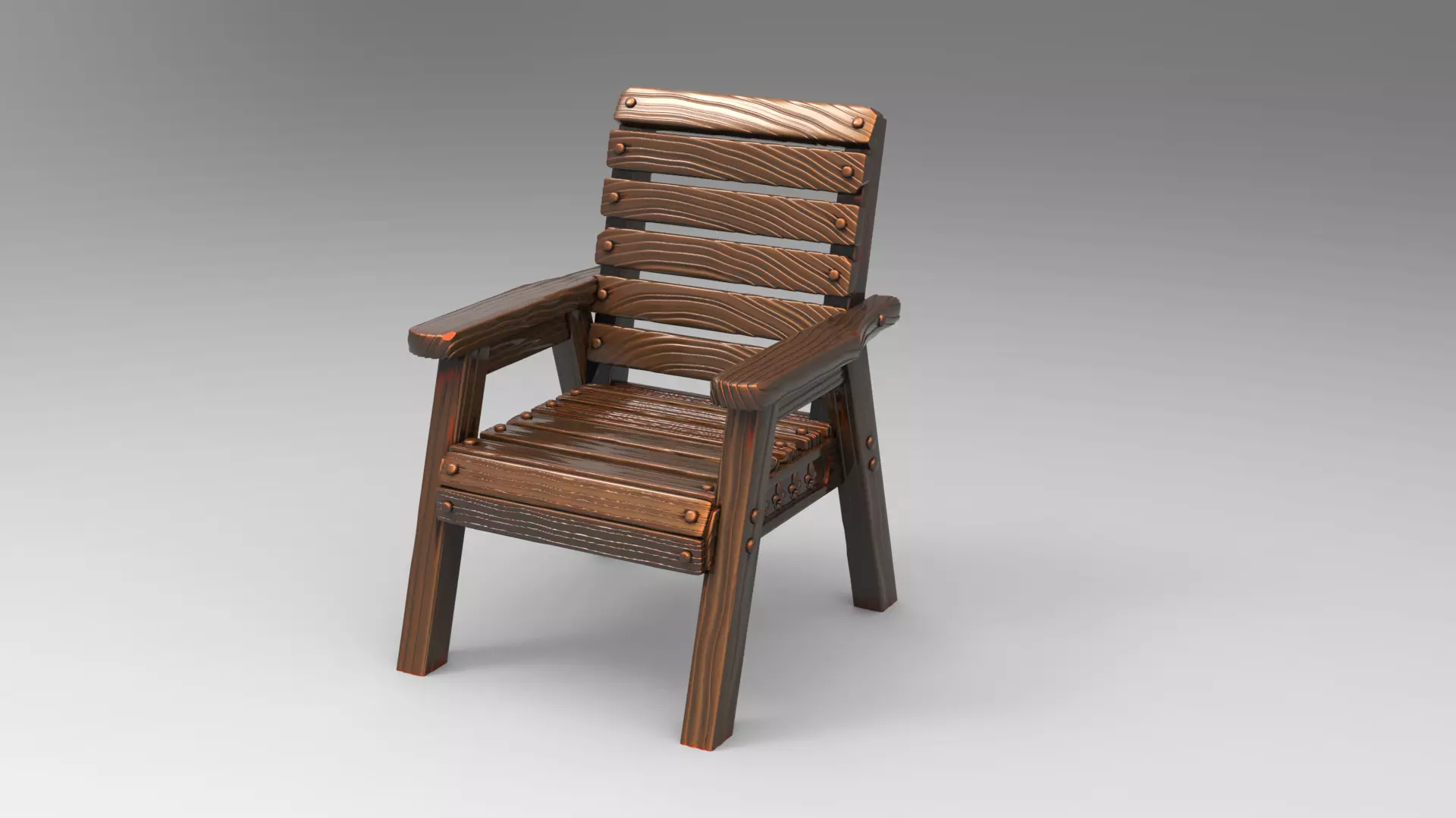 Garden chair Free 3D print model