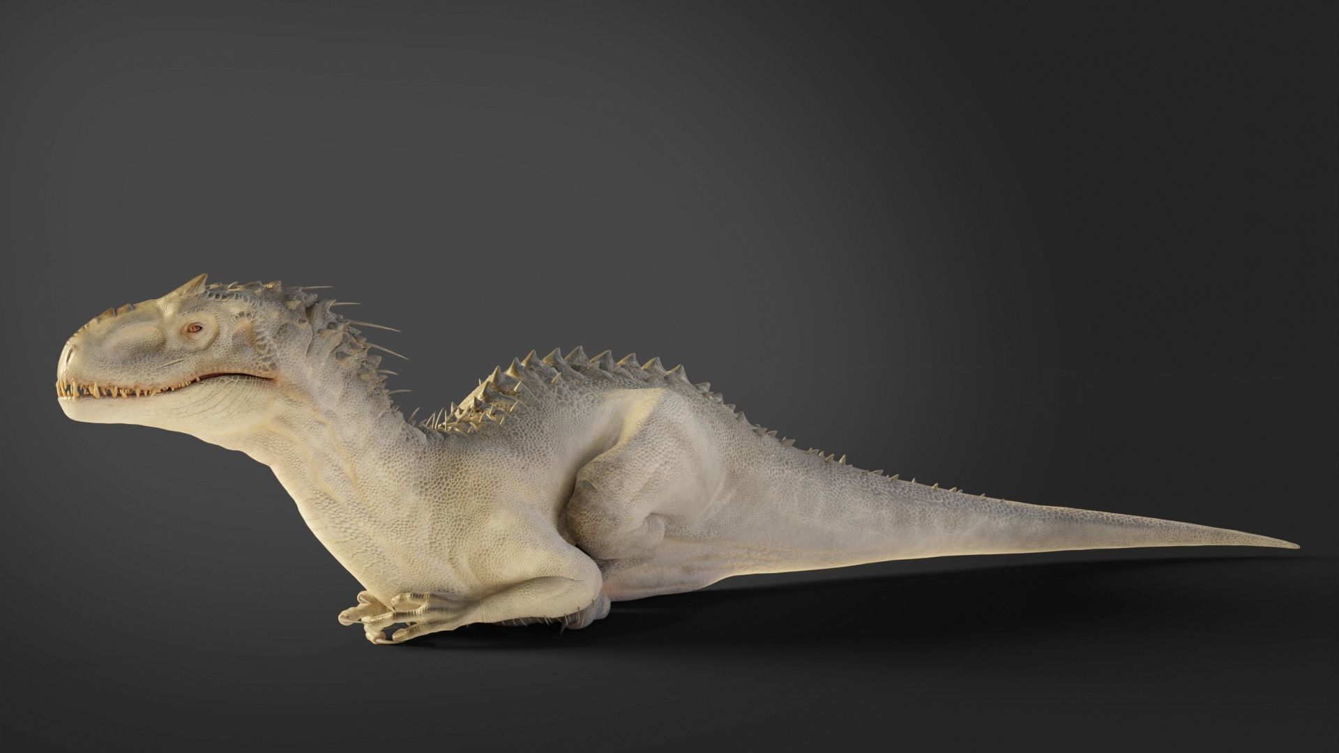 Jurassic World Park Indominus Rex Blender  Low-poly 3D model_20