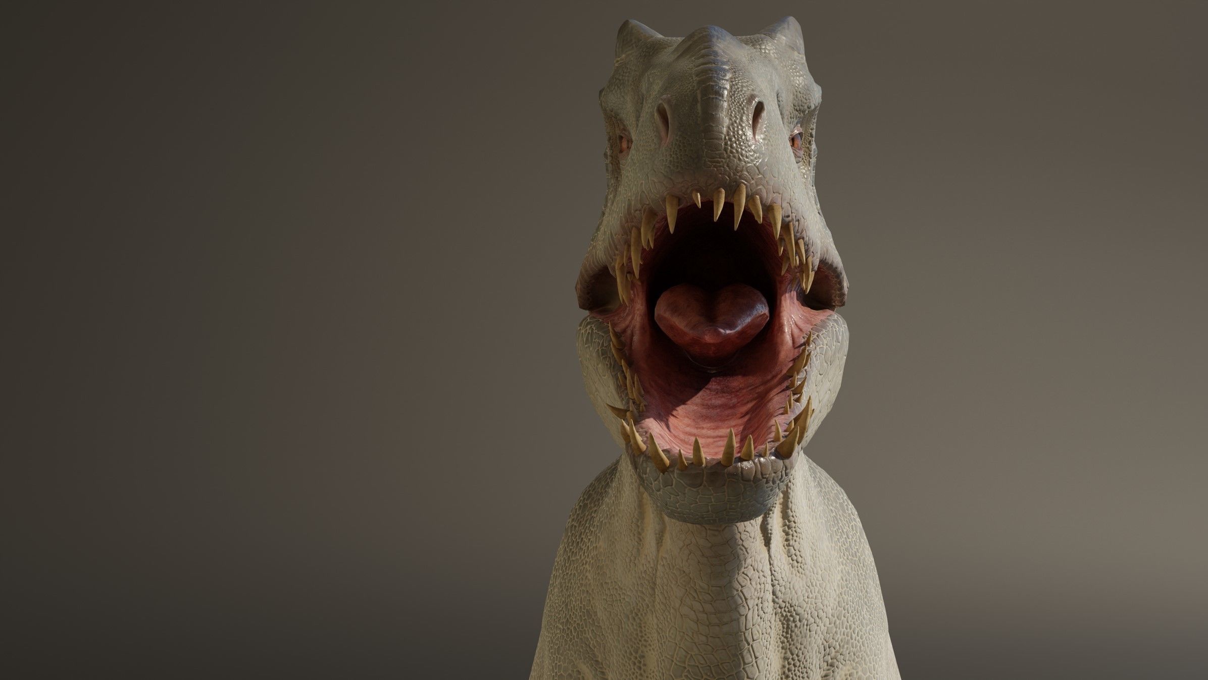 Jurassic World Park Indominus Rex Blender  Low-poly 3D model_18