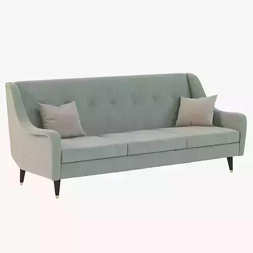 Anthropologie Slub Velvet Adrie Sofa