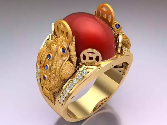 Toad ring - Jin Chan ring - N120