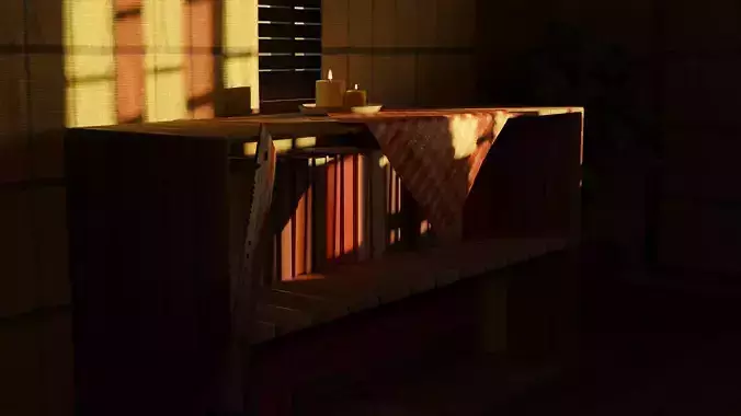 Post-apocalyptic room