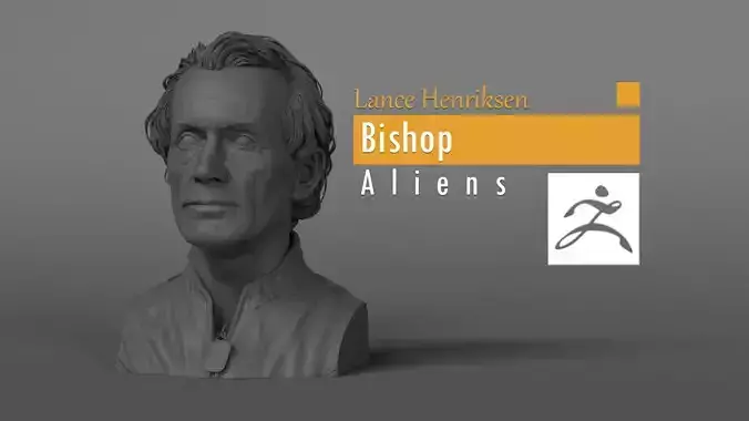 Lance Henriksen - Bishop - Aliens 3D print model