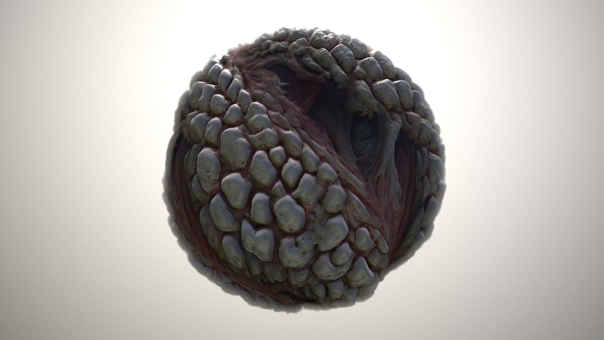 Material Skin Monster 9 Seamless PBR Texture Texture_21