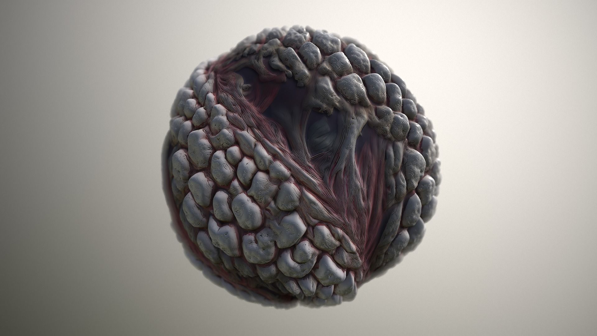 Material Skin Monster 9 Seamless PBR Texture Texture_18