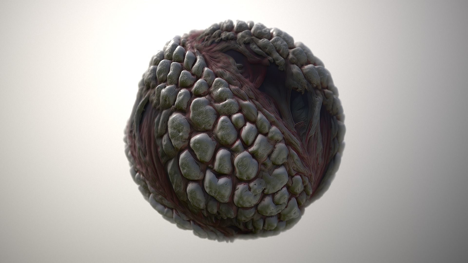 Material Skin Monster 9 Seamless PBR Texture Texture_4