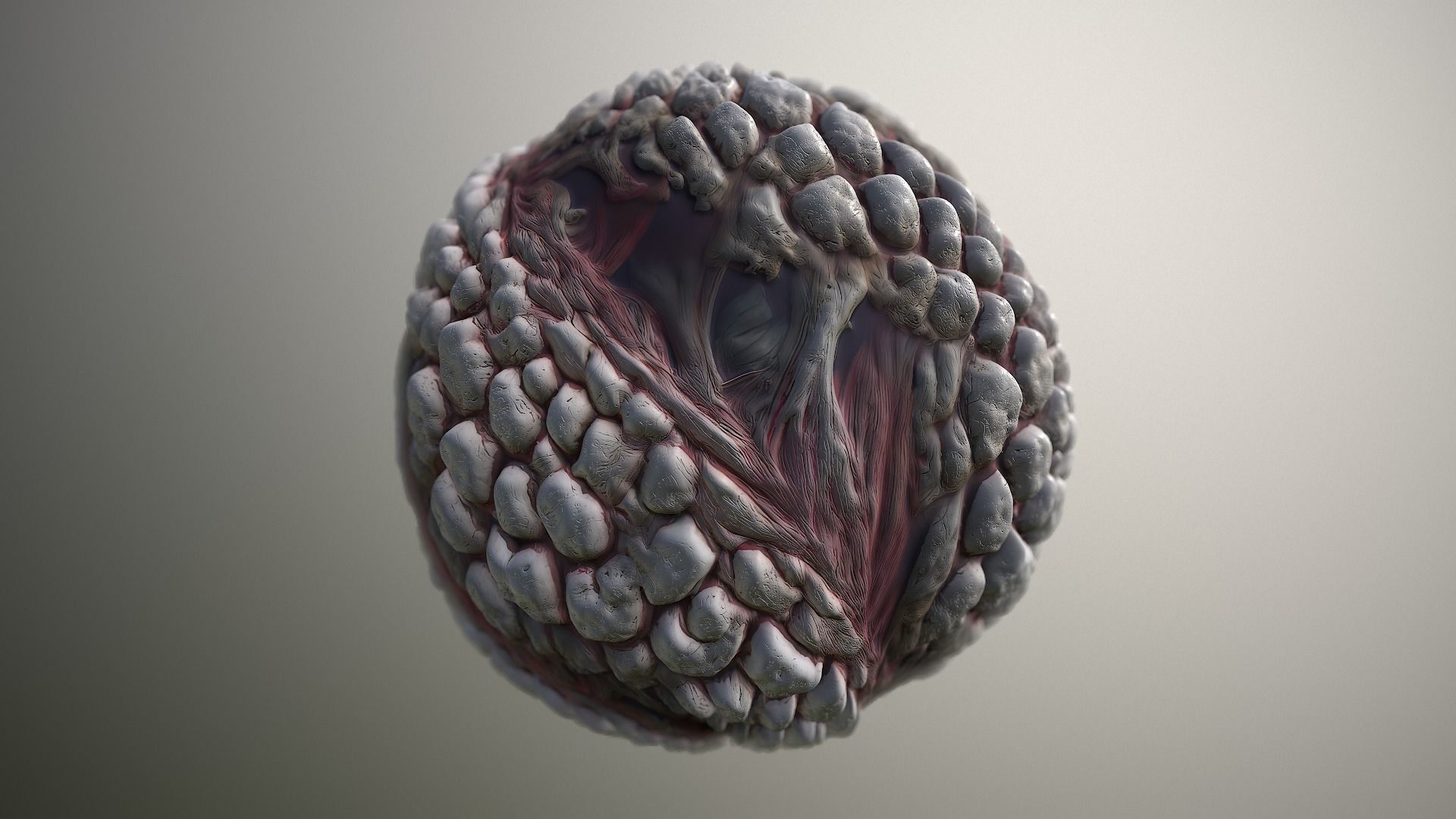 Material Skin Monster 9 Seamless PBR Texture Texture_17