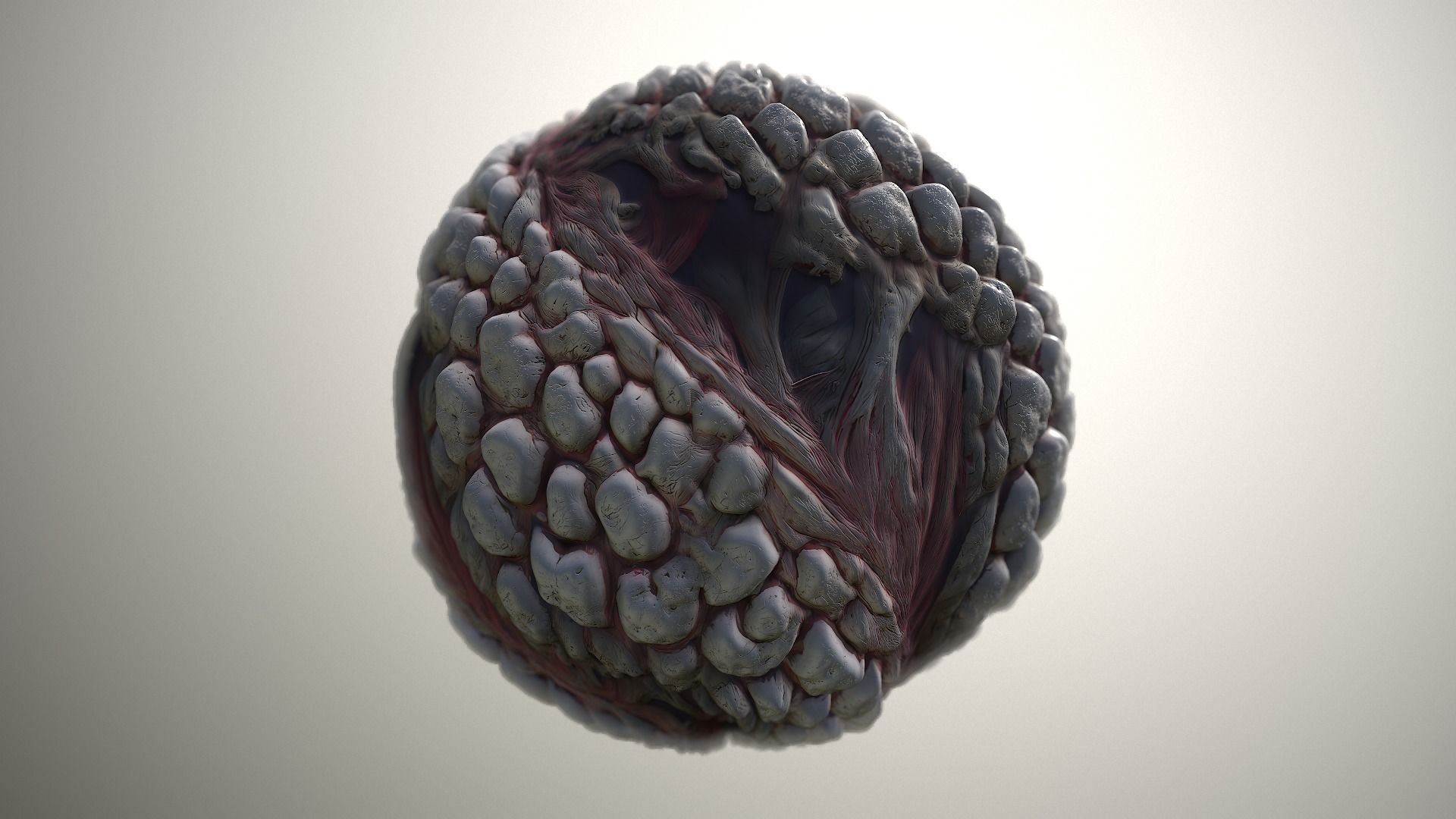 Material Skin Monster 9 Seamless PBR Texture Texture_19