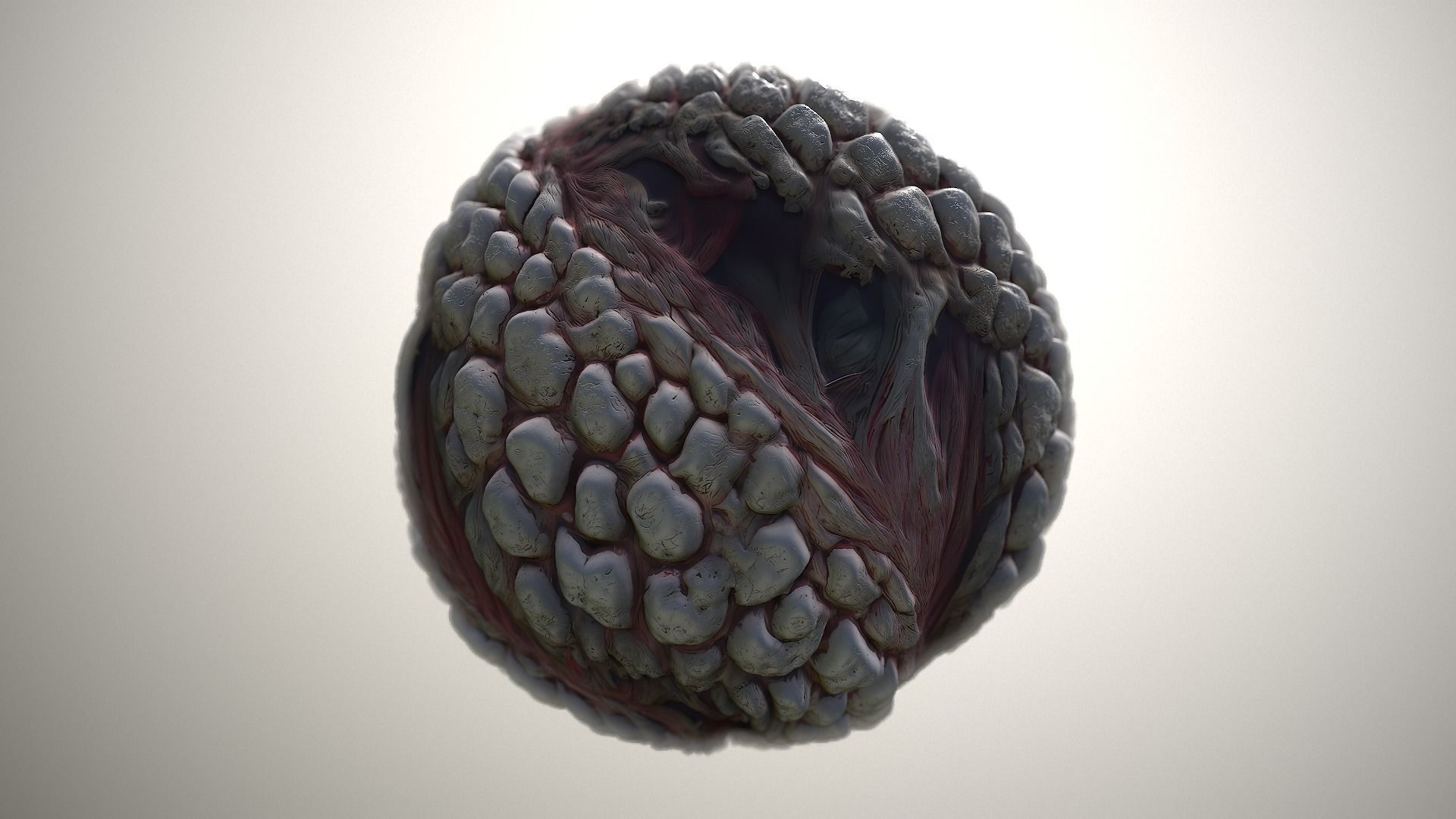 Material Skin Monster 9 Seamless PBR Texture Texture_20