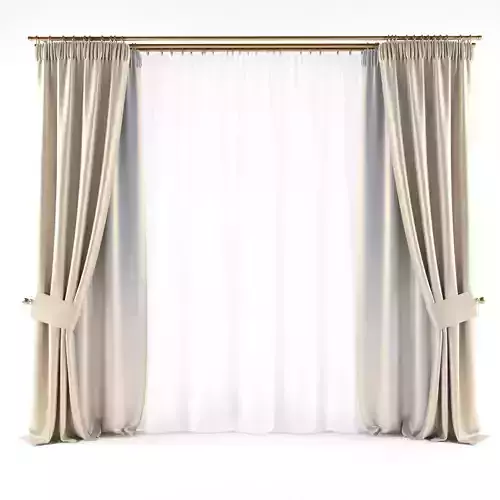 Curtains Gold 2