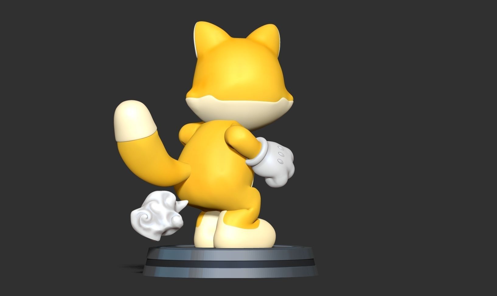Cat Mario 3D print model_7