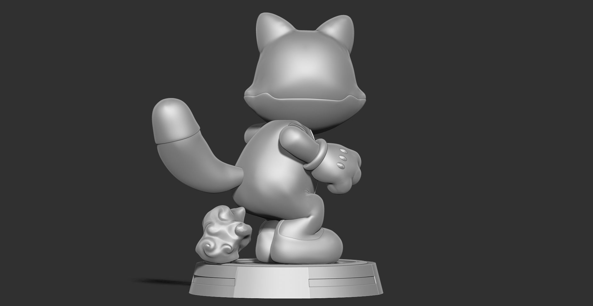 Cat Mario 3D print model_9