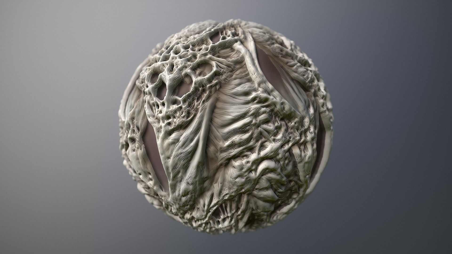 Material Skin Monster 7 Seamless PBR Texture Texture_8