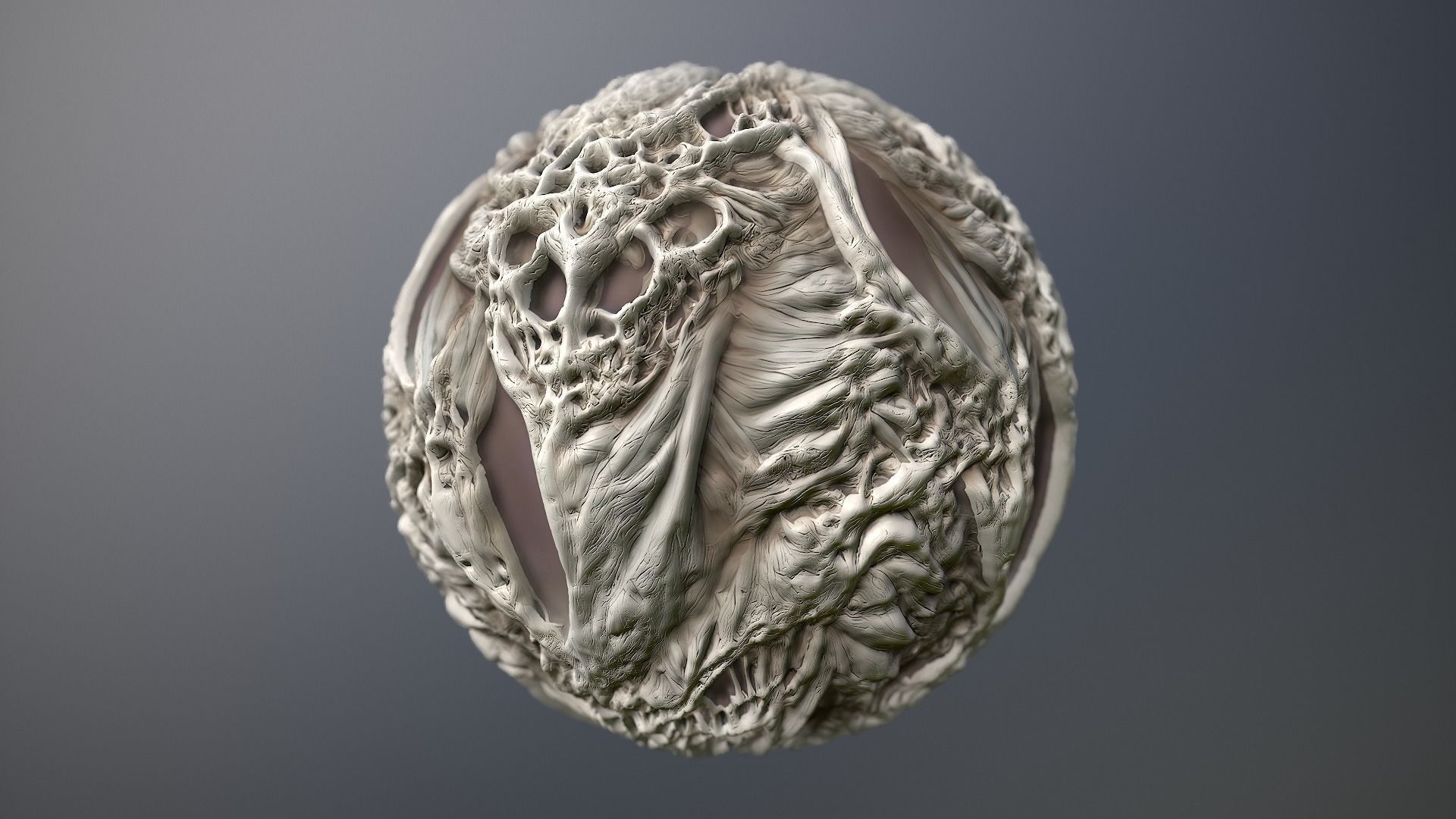 Material Skin Monster 7 Seamless PBR Texture Texture_9