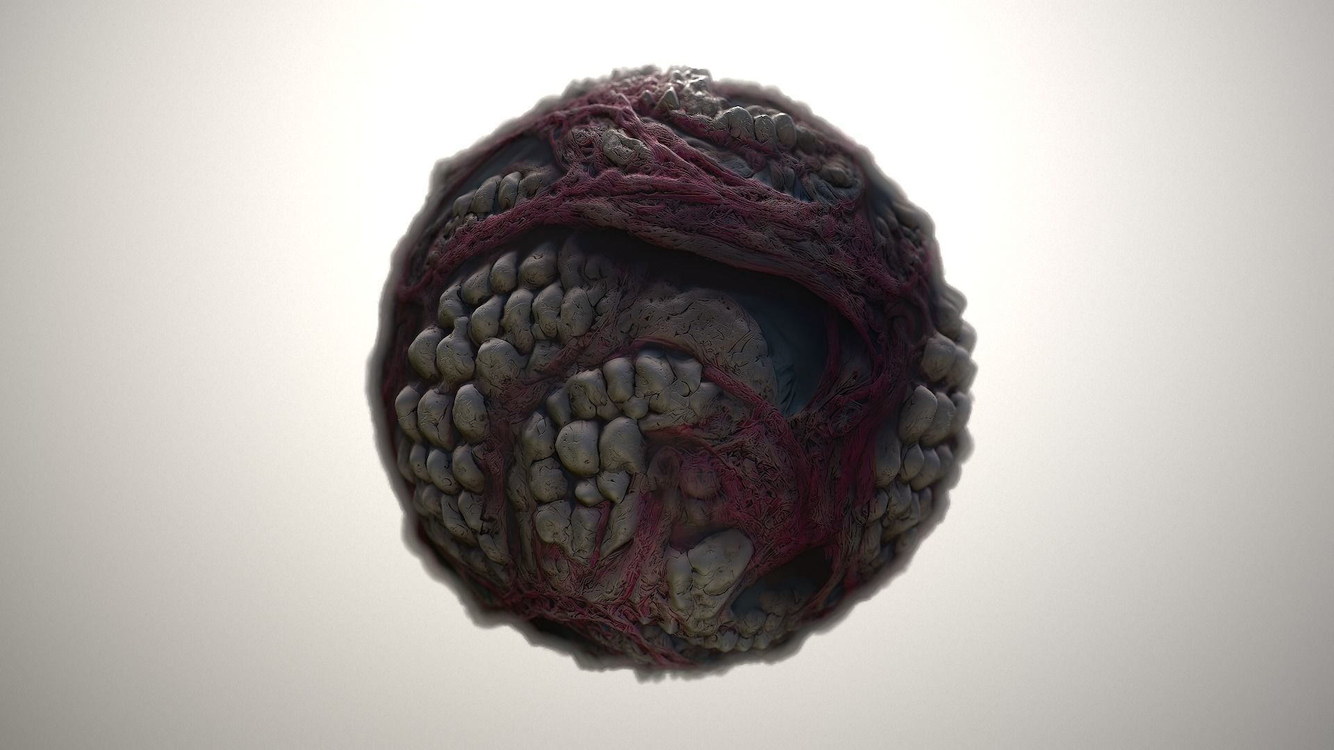 Material Skin Monster 6 Seamless PBR Texture Texture_21