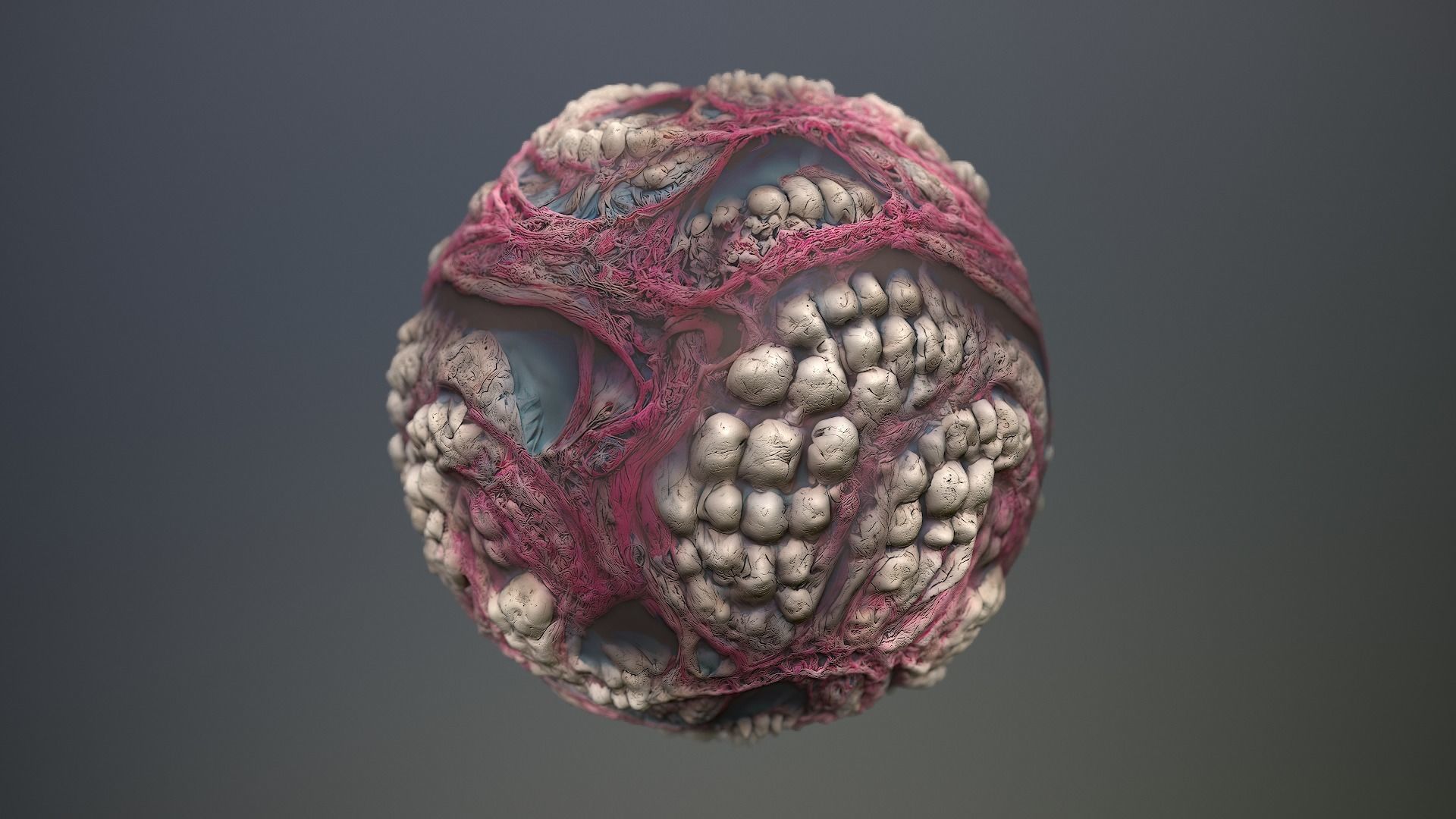 Material Skin Monster 6 Seamless PBR Texture Texture_12