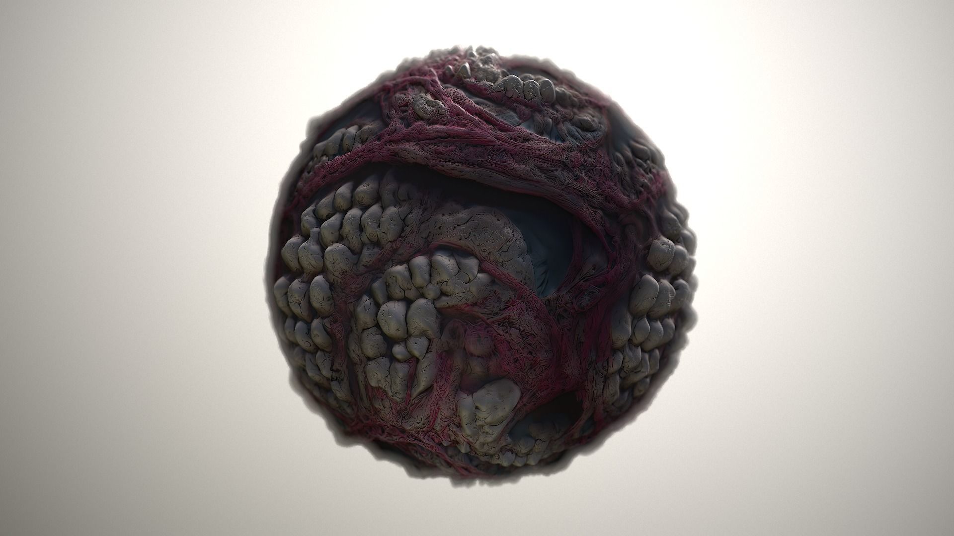 Material Skin Monster 6 Seamless PBR Texture Texture_20